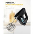 thumbnail image 3 of Batidora de alimentos SHARDOR Hand Mixer 6 velocidades Turbo 250W, 3 of 6