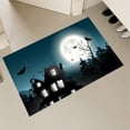 thumbnail image 4 of Isvgxsz Clearance Halloween Rugs Witch Skeleton Pumpkin Rug Happy Halloween Kitchen Bathroom Rugs Gothic Rug Floor Mat for Halloween Home Bathroom Decor, 4 of 6