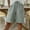 Gray, variant on Abomasnow Bermuda Shorts for Women 2025 Summer Cotton Linen Gauze Wide Leg Drawstring Casual Knee Length Bermuda Shorts