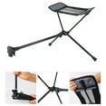 thumbnail image 3 of Chaise Pliante d'Extérieur Repose-Pieds Rétractable Chaise de Terrasse Portable Tabouret à Pieds Extensibles Ensemble de Chaises Lune, 3 of 8