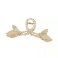 thumbnail image 1 of Fishtail Claw Clip Female Net Red Temperament Elegant Shark Clip Coiled Hair Back Head Spoon Hair Clip Hair Accessories(large Pearl Double Fishtail), 1 of 4