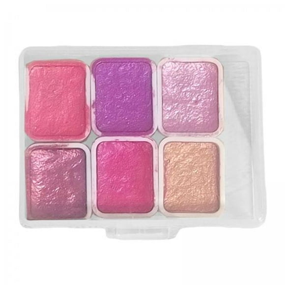 Pigmento para uñas sólido,Pigmento para uñas pintura de paleta de para uñas sólida,pintura de acuarela pigmento sólido polvo para decoración de uñas,pintura portátil para