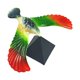 thumbnail image 1 of Pájaro , águila , modelo de águila de escritorio, accesorio educativo novedoso con soporte de pirámide, juguete de águila en Rojo grande, 1 of 8