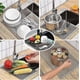 thumbnail image 3 of Stainless Steel Dish Drainer Black Kitchen Folding And Removable Stainless Steel Roller Dryer For Sink,54*35cm, 3 of 4