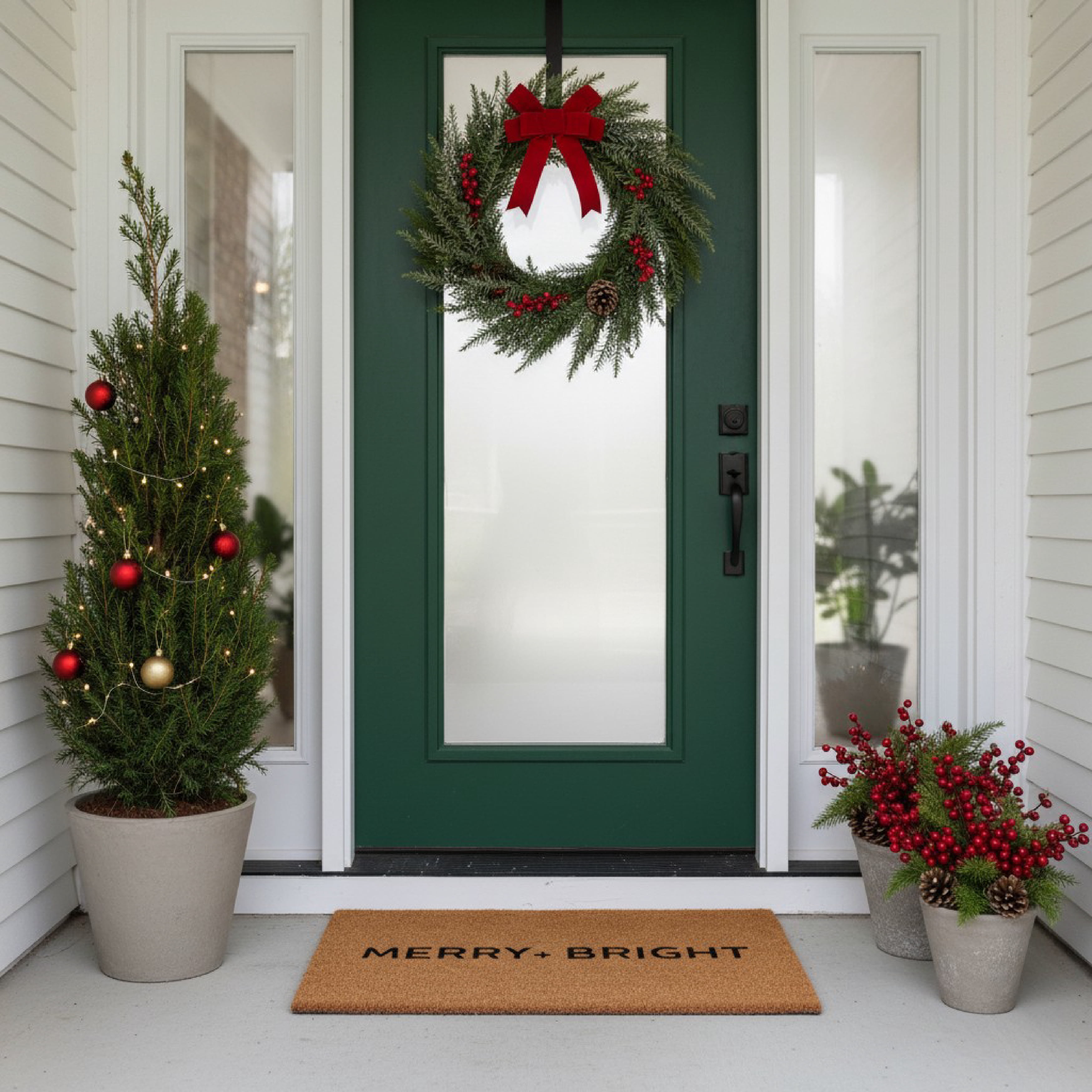 Calloway Mills Christmas Ultra Modern Merry & Bright Doormat