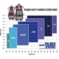 thumbnail image 5 of Palmer Safety Fall Protection Full Body 5 point Harness, Padded Back Support, Quick-Connect Buckle, Grommet Legs, Back&Side D-Rings, OSHA ANSI Industrial Roofing Tool Personal Equipment, 5 of 5