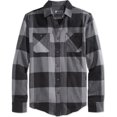 thumbnail image 1 of American Rag Camisa de franela con botones para hombre, gris, pequeña, 1 of 1