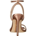 thumbnail image 3 of Sam Edelman Ophelia Soft Praline Open Toe Ankle Strap Stiletto Heeled Sandals (Soft Praline, 9), 3 of 6