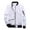 White, variant on Bcfgryg Male Solid Color Autumn And Winter Long Sleeved Jacket With Windproof Zipper Cover Baseball Jacket Men's Cotton Casual Jackets For Travel