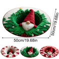 thumbnail image 3 of Christmas 3D Rug – Christmas Optical Rugs Decorative Rug With Depth Pattern Theme Halloween Patterns Santa Quilted Round Fabric For Home Parties, 3 of 4