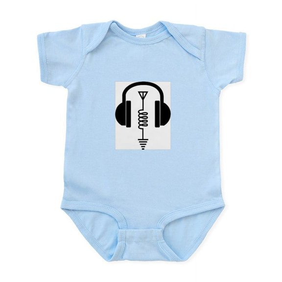 CafePress - Ham Radio Operator Body Suit - Baby Light Bodysuit, Size Newborn - 24 Months