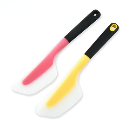 

2 Pieces Omelette Spatula Kitchen Omelet Turner Silicone Omelette Turner Flip and Fold Omelette Turner for Kitchen Omelet Pancake Crepes (Red and Yellow)