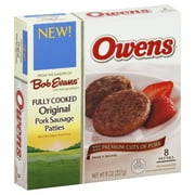 Owens Original Fully Cooked Pork Sausage Patties, 8 Oz., 8 Count