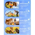 thumbnail image 6 of Calming Jumbo Ball For Dogs, Herding Ball For Dogs, Giant Inflatable Ball, Durable Tear-Resistant Big Ball With Handle Cover & Pump For Exercise Dogs Training & Backyard Play (Orange, 21.65''), 6 of 7