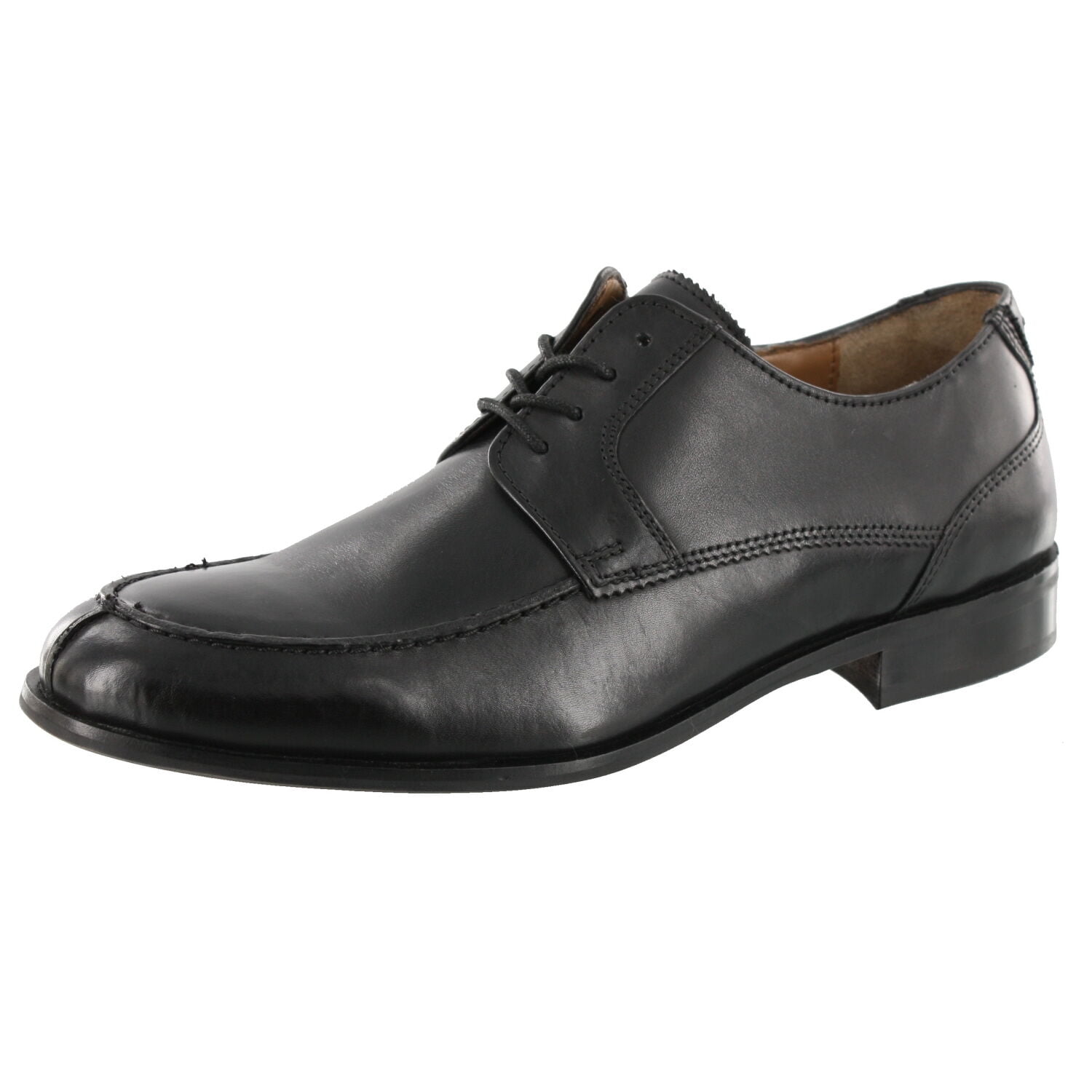 Clarks Mens Lace-Up Derby Shoes Francis Air Black Leather