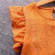 thumbnail image 3 of Conjunto de ropa de verano para bebés, niñas y niños pequeños, camisetas con mangas acampanadas y pantalones cortos, tallas 1, 2, 3, 4, 5 y 6 años., 3 of 5