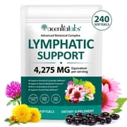 Lymphatic Support, 21-In-1 with Echinacea, Dandelion, Burdock, Supports lmmune & Lymphatic Wellness, 240 Softgels