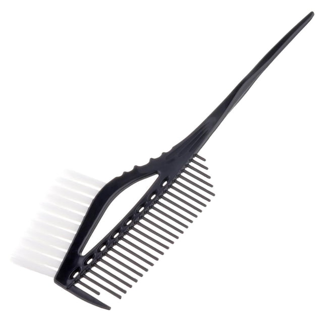 Cepillo para colorear de doble cara Yuyangstore con Peine para teñir el cabello negro