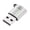 USB-Silver, variant on Metal USB C TF Card Reader Adapter Supports USB3.0 For Quick File Transfers Between Devices