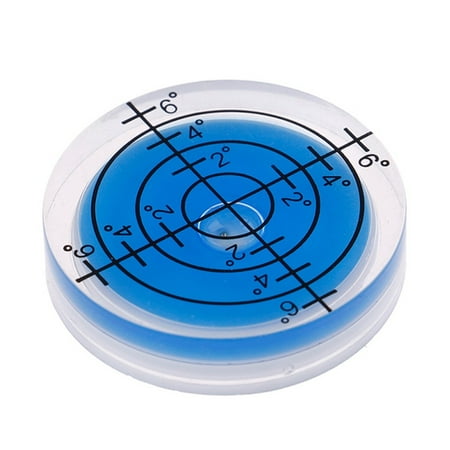 

BUYISI 1Pc 32mm Spirit Bubble Degree Mark Surface Level Round Circular Measuring Meter 3