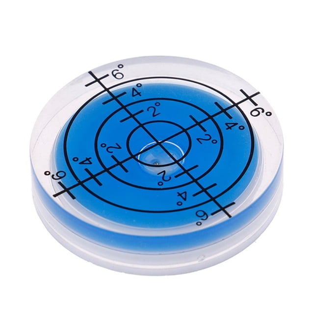 BTOER 32mm Bubble Level Level Measuring Meter Precision Circular Inclinometer Plastic Horizontal Ruler Measure Tools