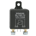 thumbnail image 4 of Relé De Solenoide De Arranque, Contactos Chapados En Plata Reemplazo De Relé De Solenoide De Arranque Compacto 12VDC 120A Carcasa De ABS Para Vehículos Todo Terreno, 4 of 7