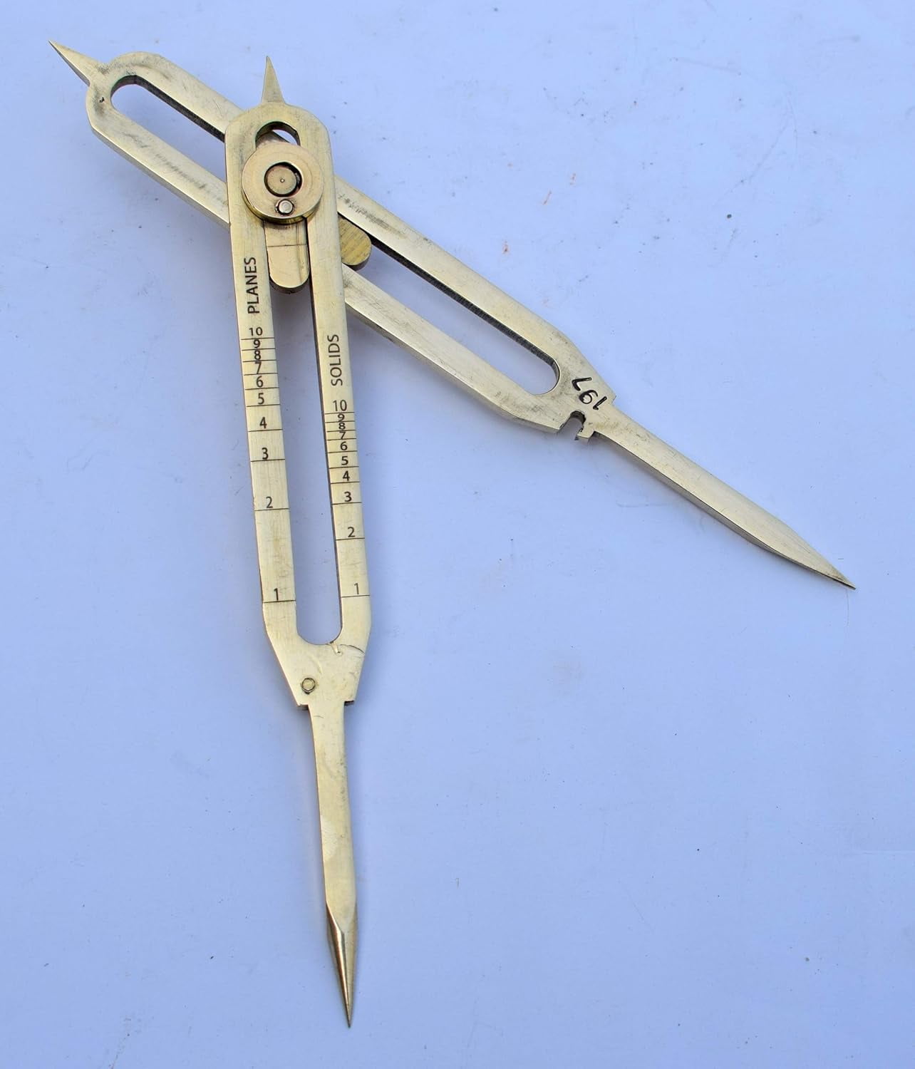 Solid Brass Divider Drafting Proportional Tool 6" Navigational Compass Caliper