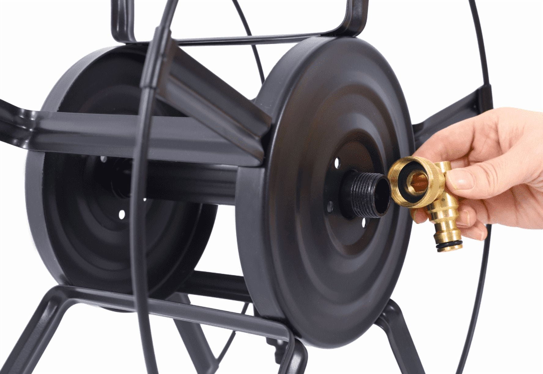Swivel Hose Reel Wall Mount 180 Degree Pivot Heavy Duty Steel