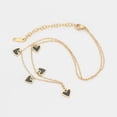 thumbnail image 3 of Hermoso Collar Corazones Negros De Moda Juvenil Oro 14K Lam dorado Unitalla, 3 of 8