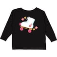 thumbnail image 3 of Inktastic Roller Skate Flowers Girls Long Sleeve Toddler T-Shirt, 3 of 5
