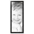 thumbnail image 2 of ArtToFrames 17" x 46" Honors Black with Silver Picture Frame, 17x46 inch Black Wood Poster Frame (WOM-5157), 2 of 7