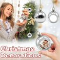 thumbnail image 1 of 1/5pcs Christmas Heat Transfer Printing Sublimation Ball Holiday Ornament Xmas Tree Bauble Home Decoration, 1 of 2