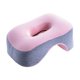 thumbnail image 3 of Almohada para dormir la siesta en la oficina Almohada portátil para dormir de lado, de espaldas y de escritorio Gris claro y rosa, 3 of 9