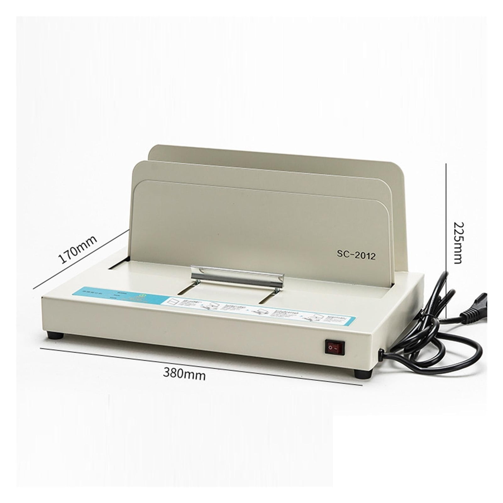 Thermal Binding Machine Hot Melt Glue Electric Book Binder For Envelopes Reports Invoices Office Contract Documents ,Easy to Operate