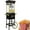 Black, variant on Movie Theater Popcorn Machine, Nostalgia Popcorn Machine with Wheels, Popcorn Cart With 12 Oz Kettle Makes Up to 56 Cups , Commercial Vintage Popcorn Machine (Red)