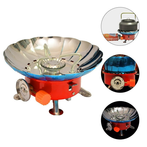 FUTUREORYY Gas Stove Para Camping Con Portátil Y Antiviento En Colores Surtidos