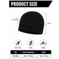 thumbnail image 2 of BlinkLLX Winter Warm Soft Thick Windproof Skiing Fleece Casual Outdoor Beanie Hat, Multicolor, Unisex Adult, 3 Pieces, 2 of 6
