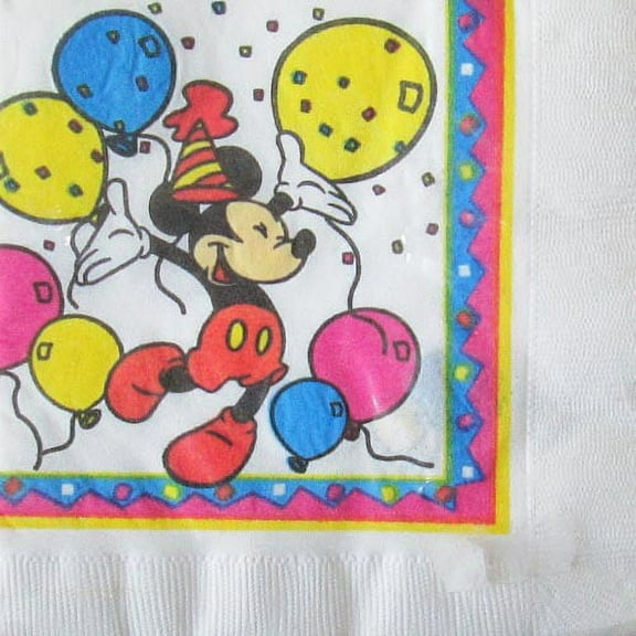 Mickey Mouse Vintage Balloons Small Napkins (16ct)