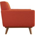 thumbnail image 4 of Hawthorne Collection Chaise d'Appoint avec Pouf en Rouge Atomique, 4 of 6