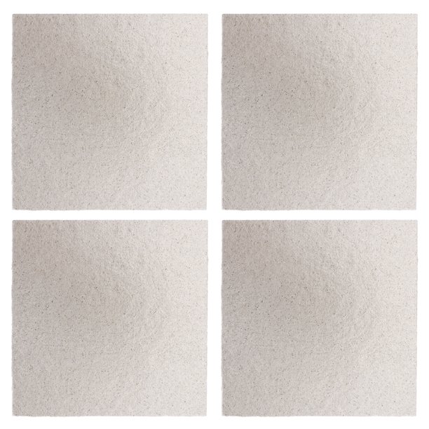 FELTECHELECTR OUNONA 4 piezas 13 x 13 cm Placas de mica para horno microondas Placas de reparación Hojas