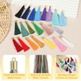 thumbnail image 3 of Uxcell 100 Pcs Flecos para Marcadores con Tapa Dorada 2.4" Flecos para DIY Multicolor, 3 of 6