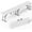White, variant on 6 Foot Folding Bench, Portable Plastic Folding Bench Seat, Foldable Seat for Indoor Outdoor Picnic Camping Dining, Soccer Garden Multipurpose Entertaining Activities, White