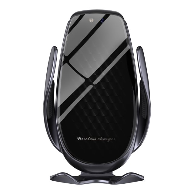 Soporte para Coche, Soporte para Teléfono Móvil, Cargador Inalámbrico, Sensor Infrarrojo Automático para Coche 15W