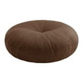 thumbnail image 1 of Cojín de meditación redondo, almohada de suelo, lavable, cómodo y multifuncional. café, 1 of 8