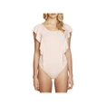 thumbnail image 2 of 1.STATE Womens Ruffled Bodysuit Jumpsuit, Pink, Large, 2 of 2