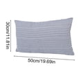 thumbnail image 2 of Maximalist Throw Pillow Cover Checkered Striped Decorative Cushion Cover for Sofa Living Room Bedroom Home Office Home Decor 30x50cm Soft Breathable Cloth, 2 of 6