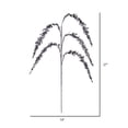 thumbnail image 2 of Vickerman 27" Artificial Silver Glitter Setaria Christmas Spray, 3 sprays per pack., 2 of 2
