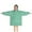 Green Daisy Flower, variant on Lightpink Daisy Flower Purple Blooms Pattern Blanket Hoodies for Kids 6-13YR Oversize Wearable Blanket Hoodies for Boys Girls Teens