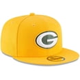 thumbnail image 3 of Men's New Era Gold Green Bay Packers 59FIFTY Fitted Hat, 3 of 6