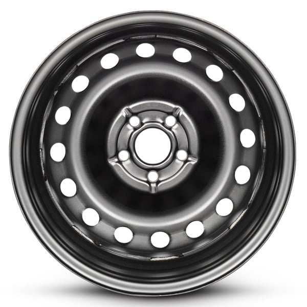 16 Inch Black Steel Wheel Rim For 1995-2005 Volkswagen Jetta - Direct Fit 9 thumbnail image